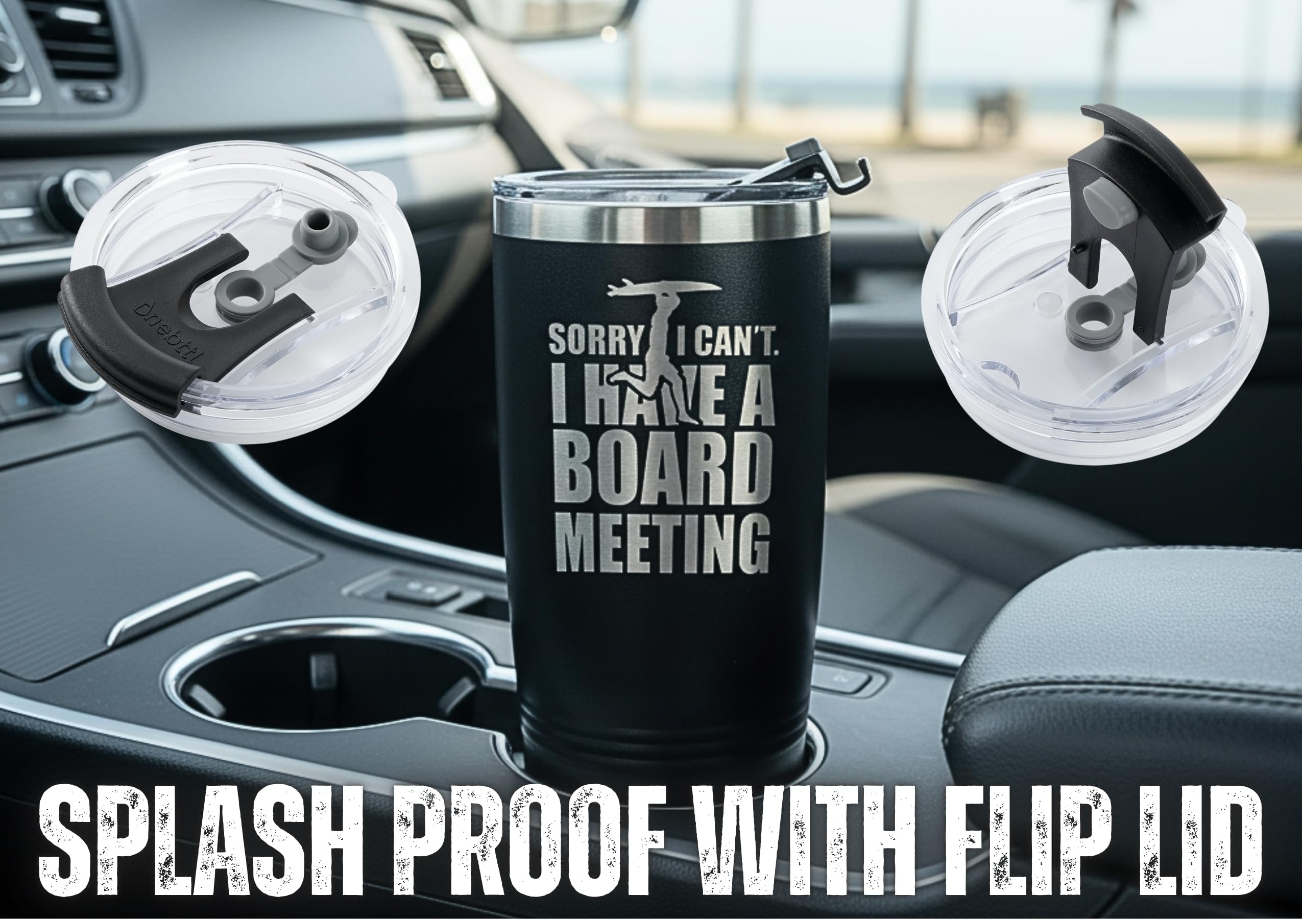 Onebttl Surfing Tumbler gift packaging highlights a stylish present.