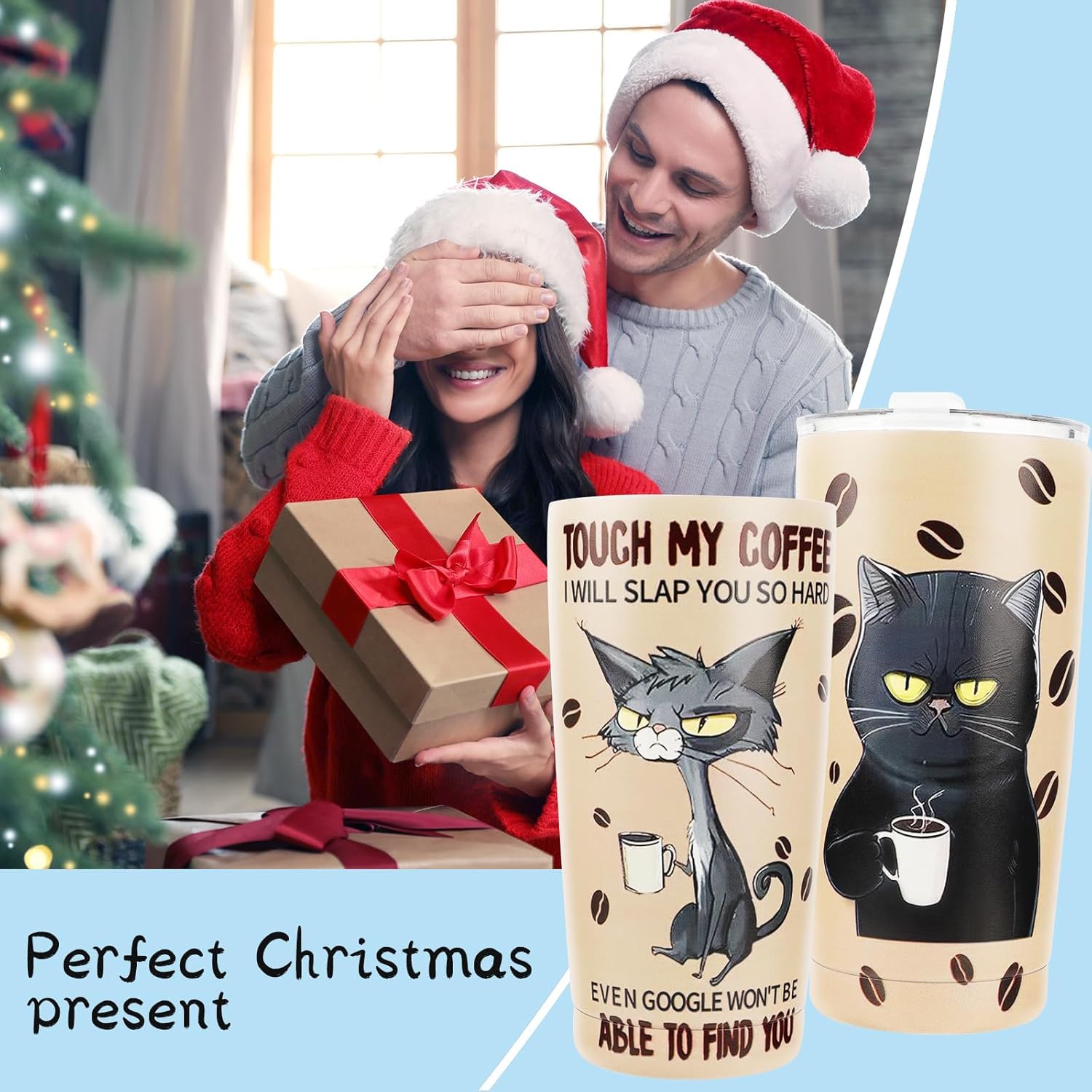 ONECES cat tumbler gift idea for cat lovers and enthusiasts