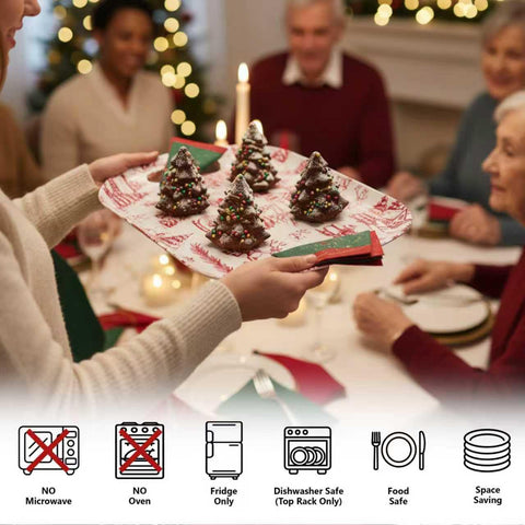 ONEderful melamine tray with smooth surface for quick cleanup