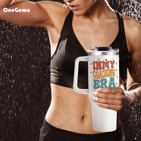 OneGemn coach tumbler HD printing delivers vibrant, fade-resistant design