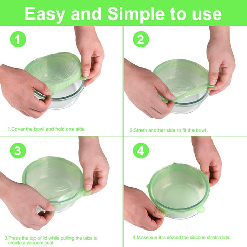 ONEGOL round lid on a 5.7-inch bowl seals contents and reduces waste