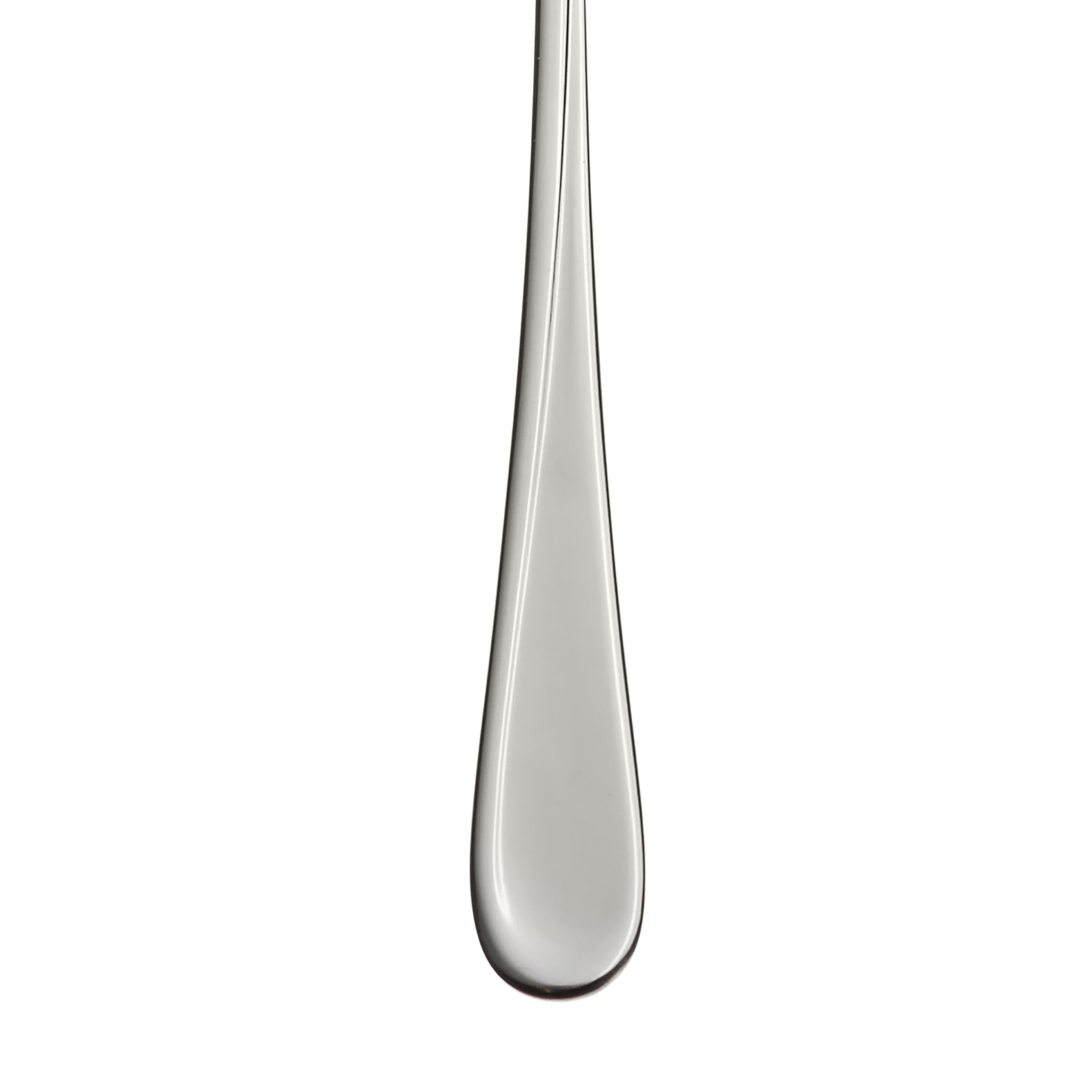 Oneida Flight tall drink spoon in polished stainless steel ready for daily use