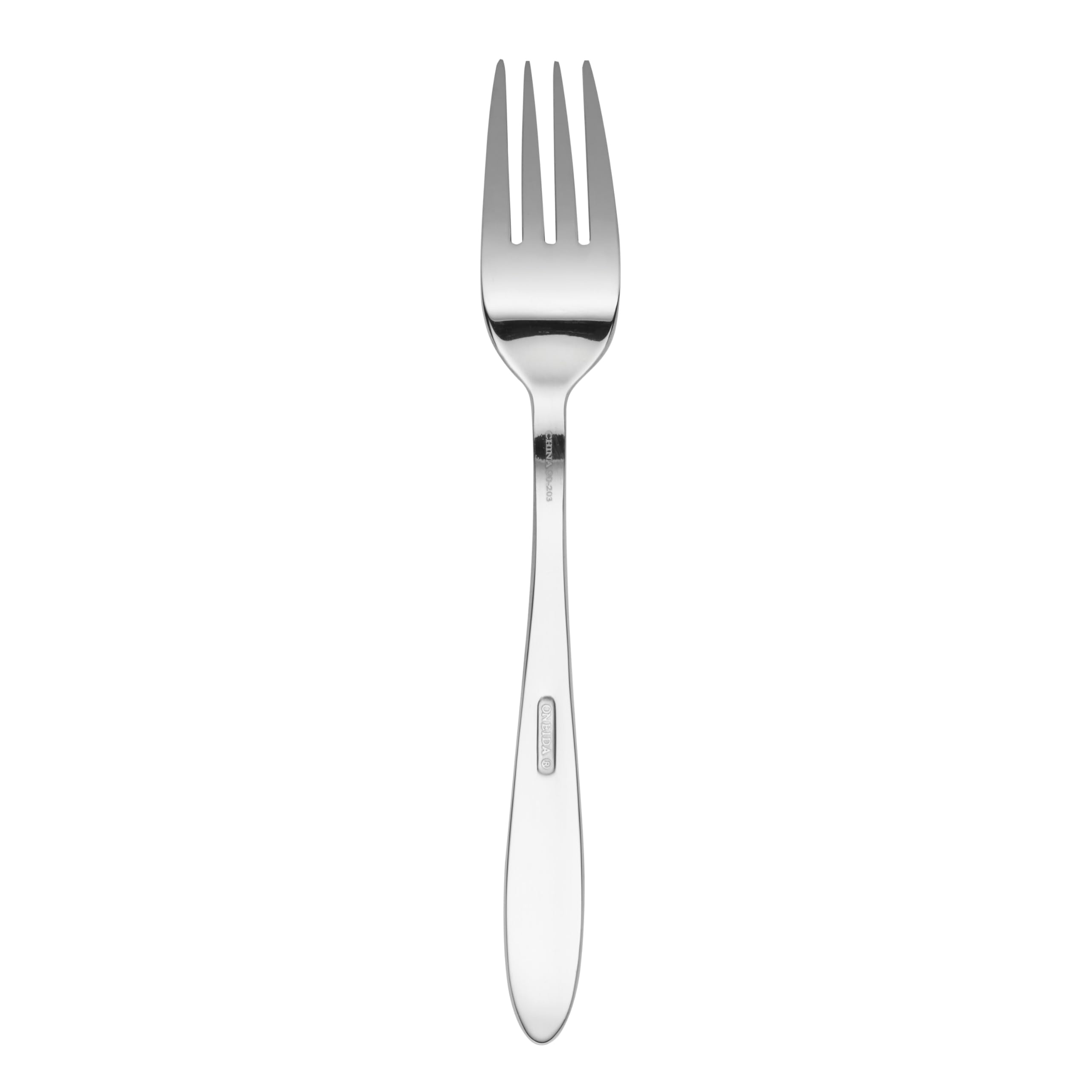 Oneida Mooncrest serving spoon included for easy family-style meals.