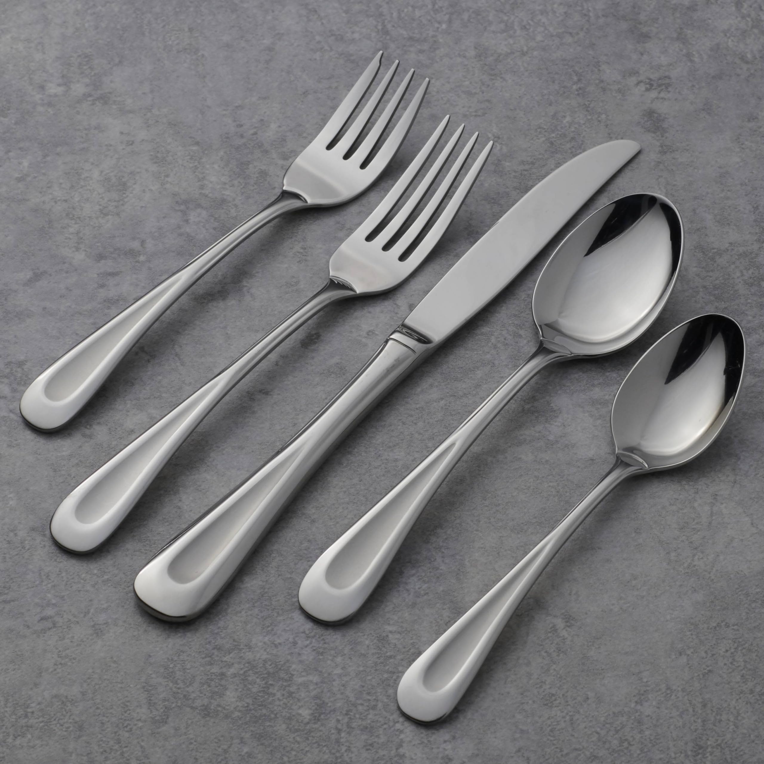 Oneida Satin Sand Dune teaspoon ready for hot beverages and dessert service