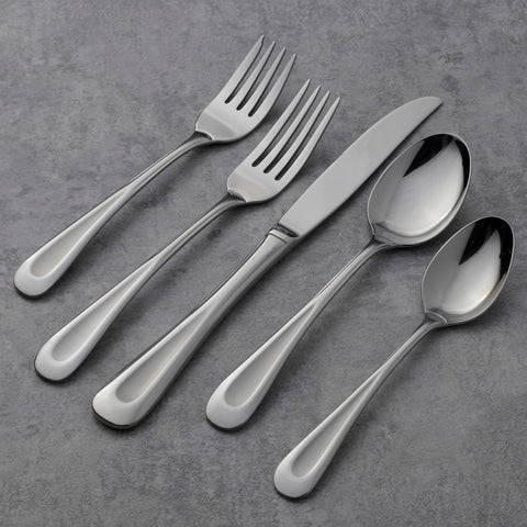 Oneida Satin Sand Dune teaspoon ready for hot beverages and dessert service