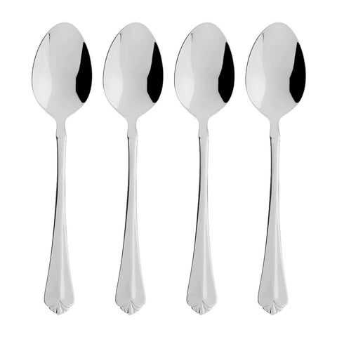 Oneida Julliard stainless steel teaspoon set of 4 for elegant table service