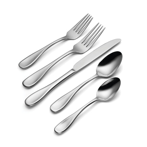 Oneida Voss flatware is dishwasher safe for quick cleanup after meals