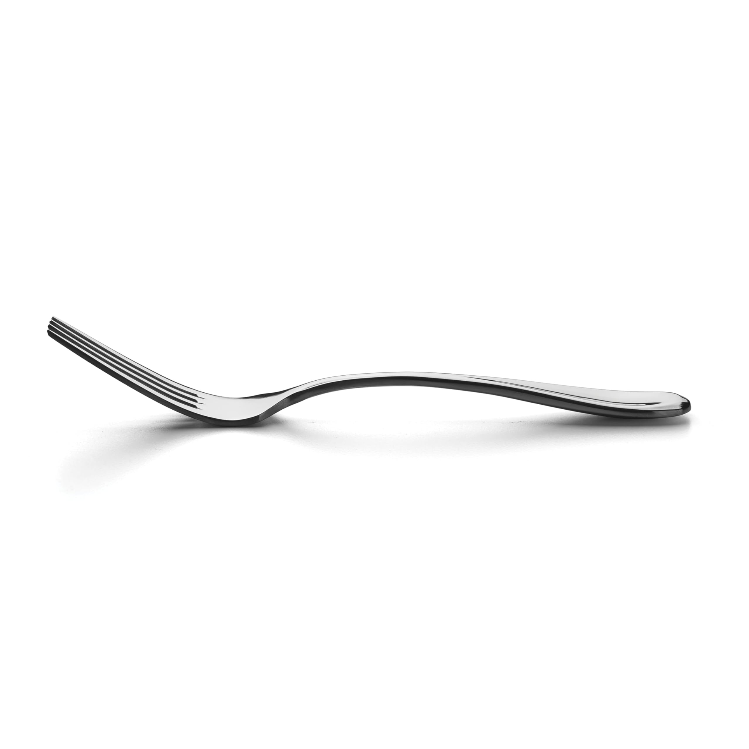 Oneida Voss teardrop handle close-up showing ergonomic grip