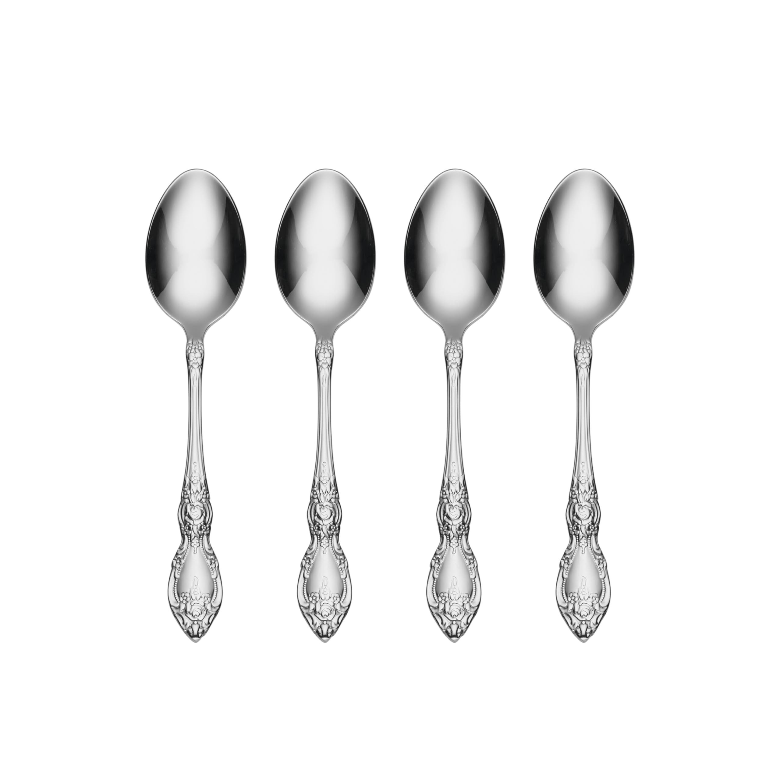 Oneida Wordsworth teaspoon with floral handle detail for elegant daily dining