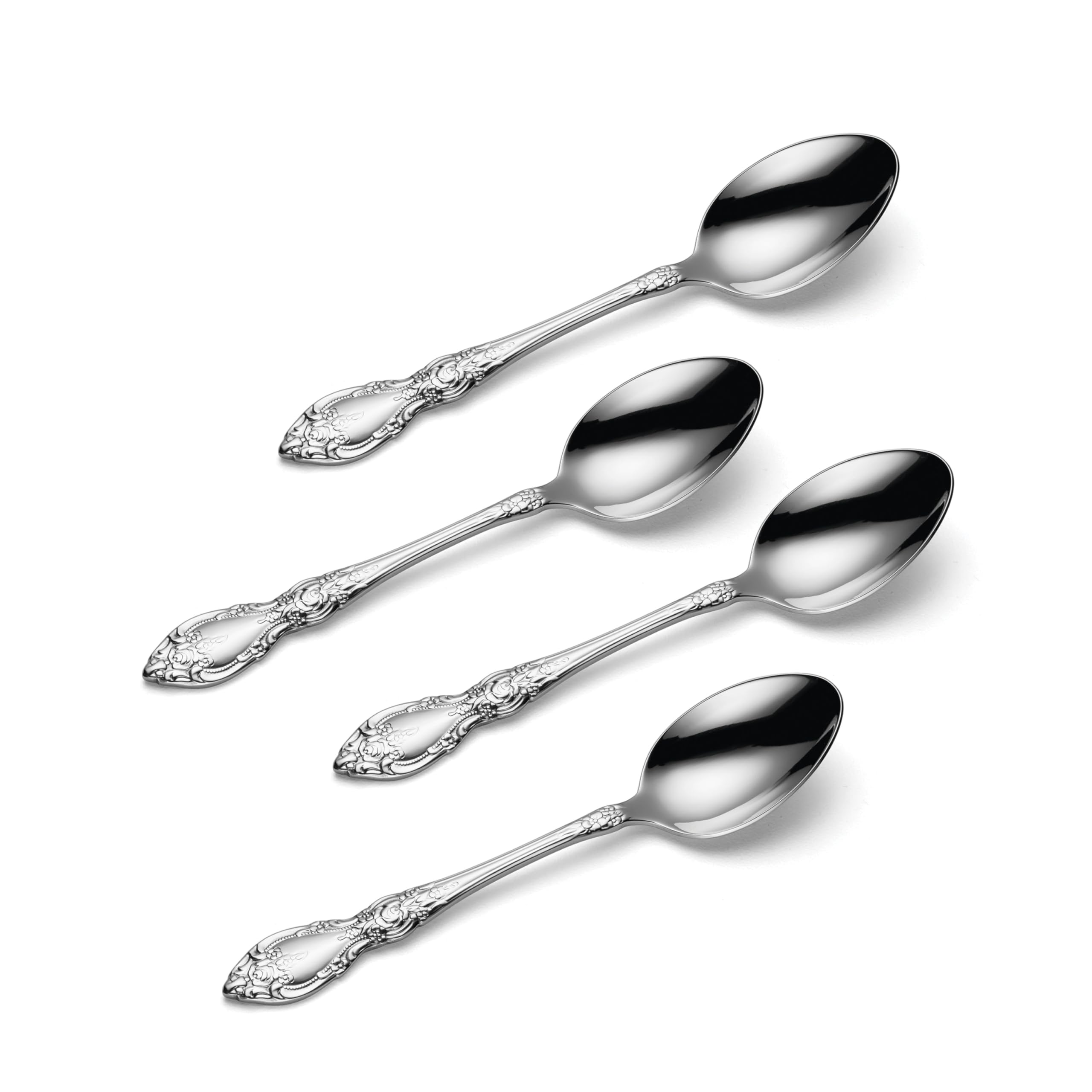 Oneida Wordsworth teaspoon with mirror finish, durable 18/0 stainless steel