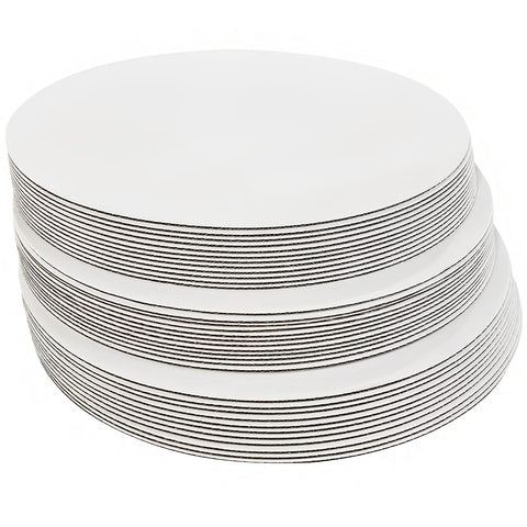 ONEMORE 12in white cake board with greaseproof finish protects delicate decorations