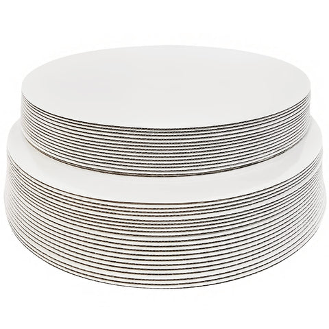 ONEMORE 12in white cake board for wedding cakes on elegant displays