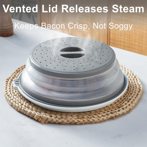 ONEMORE bacon rack with raised ridges drains fat for crisper results