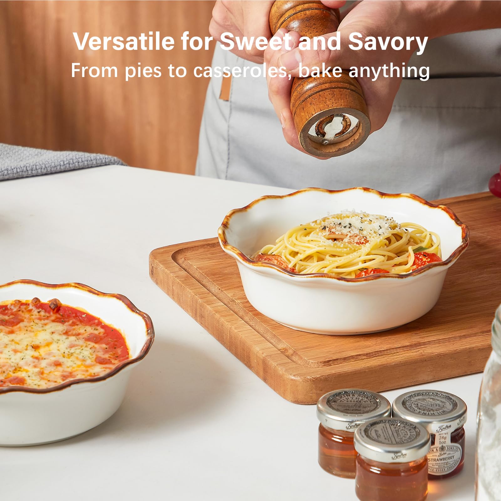ONEMORE mini tart pan 6.8-inch for desserts and savory bites.