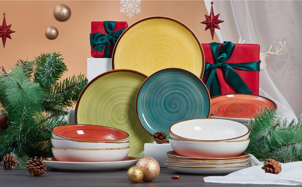 ONEMORE green inset plate complements everyday meals