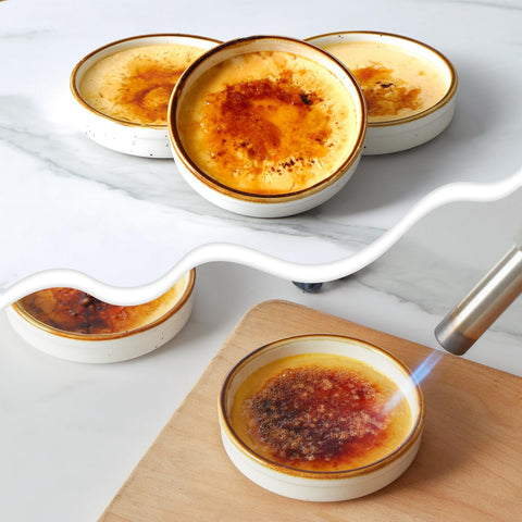 ONEMORE 4 oz ramekins, smooth white ceramic finish for versatile table settings.