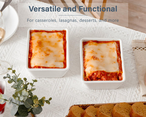 ONEMORE compact ceramic dish easy to store in small kitchens.