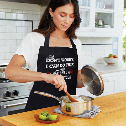 ONFAON Funny Apron suitable for indoor and outdoor cooking setups