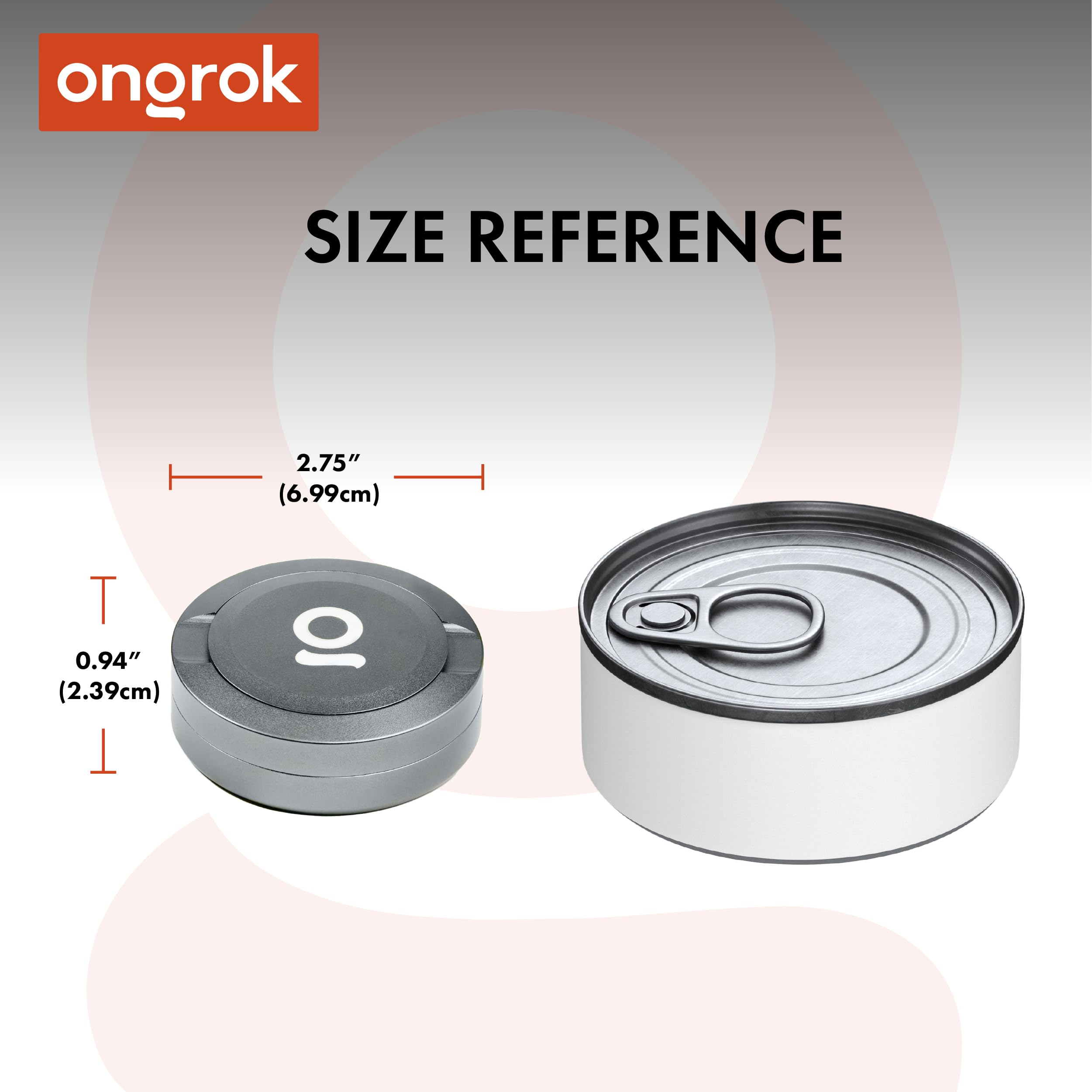 ZPuck holds two cans for organized storage of pouches.
