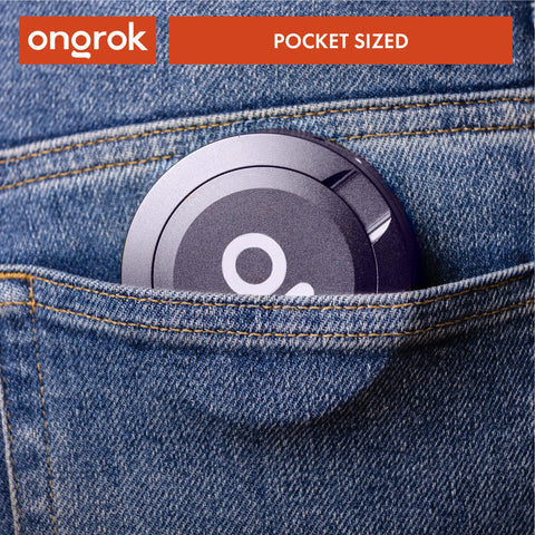 ONGROK ZPuck features a sleek gunmetal finish for modern storage.