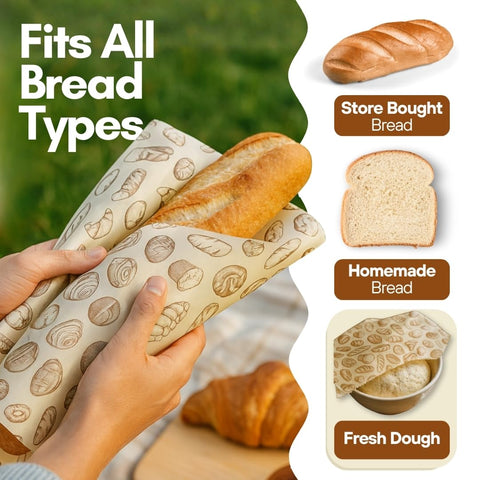 ONIXCORE bamboo zipper bento-style bag for daily bread and snacks