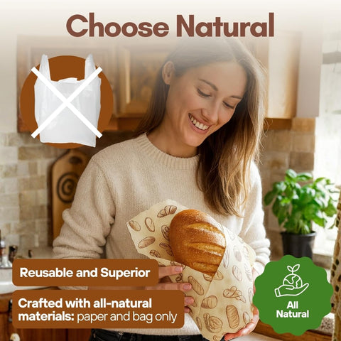 ONIXCORE bread bag with zipper offers easy access and reuse