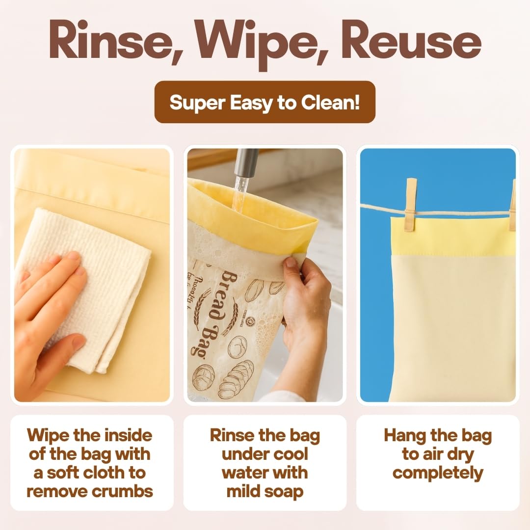 ONIXCORE cotton beeswax bags provide sustainable bread and produce storage