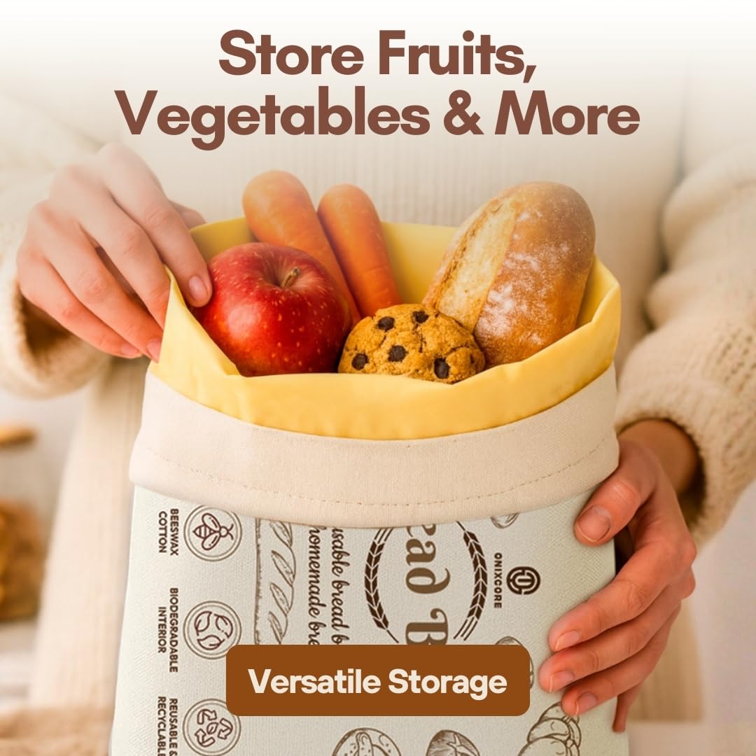 ONIXCORE vegetable and fruit bag keeps produce fresh with breathability