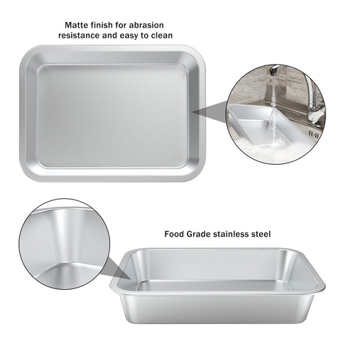 Onlyfire bake-and-roast pan ensures even browning for cookies, vegetables, and chicken