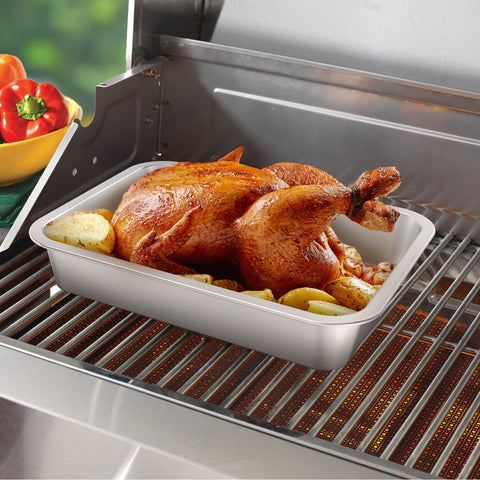 Onlyfire dishwasher-safe baking pan for easy cleanup after roasting