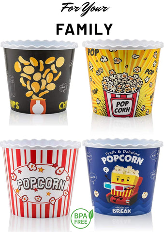 ONONEXPRESS BPA-free popcorn box safe for snacks.