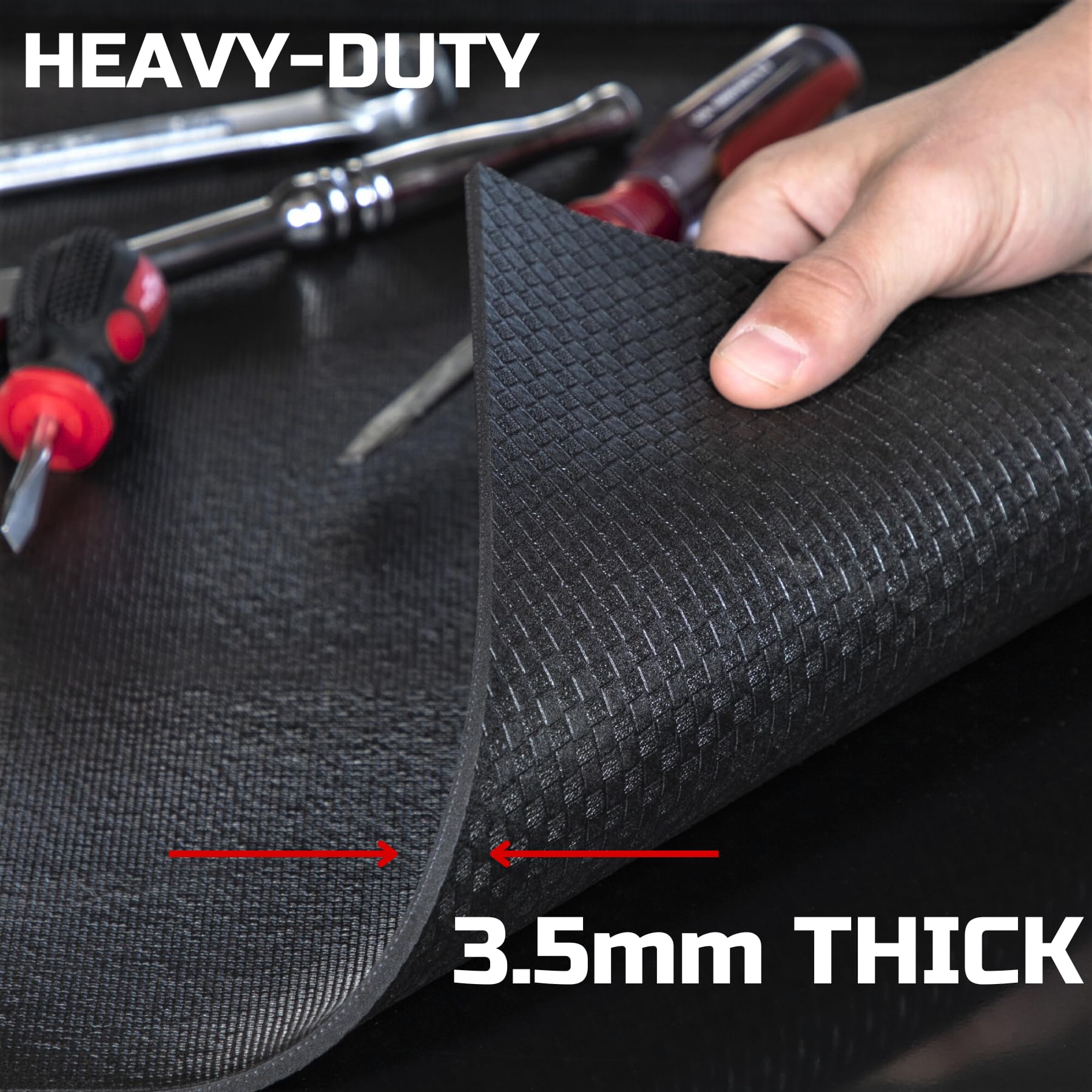 Easy cut and fit demo for quick customization.