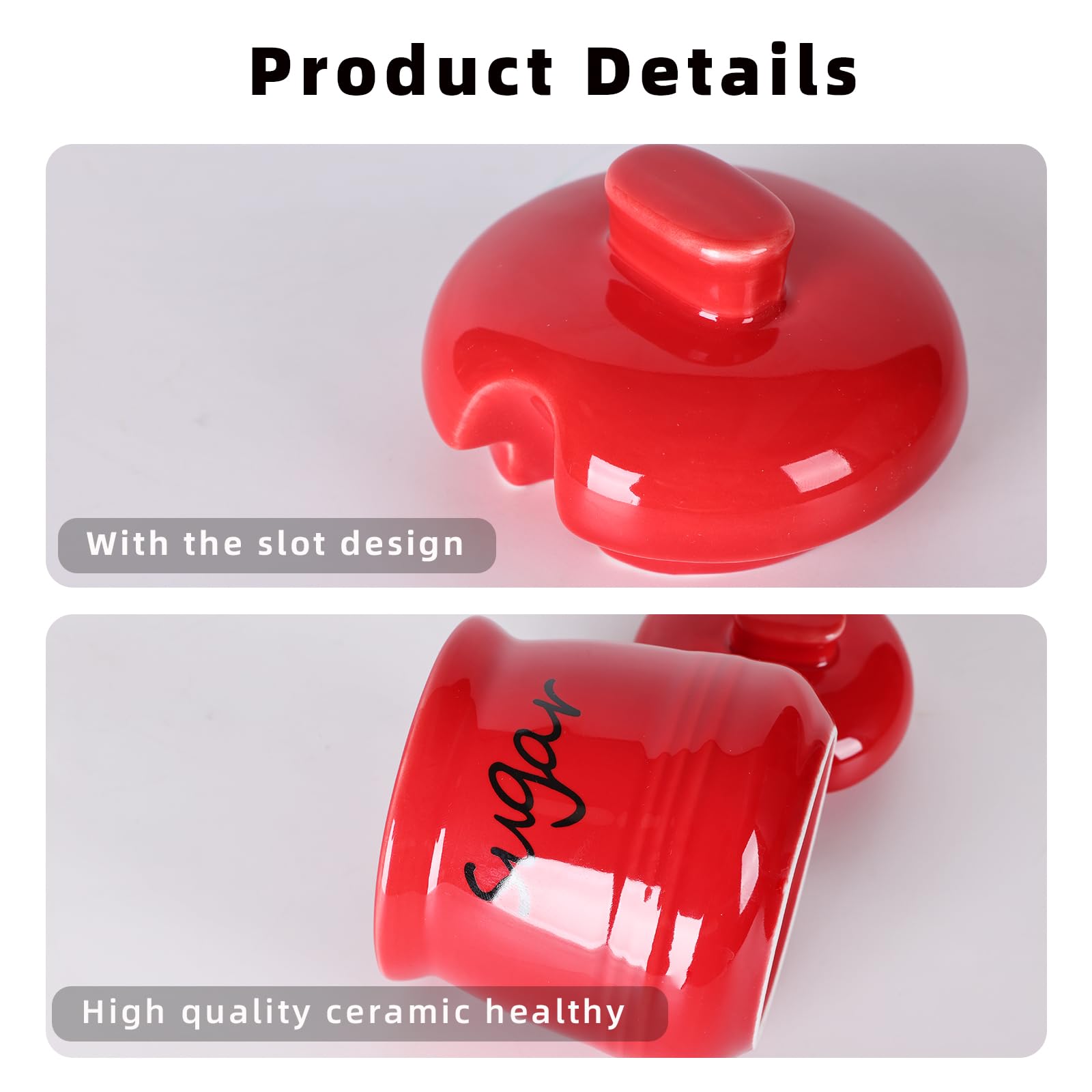 ONTUBE red glaze close-up highlighting smooth ceramic surface