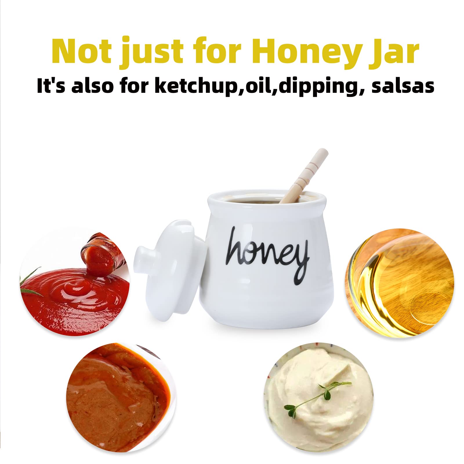 ONTUBE honey jar on kitchen table for daily use