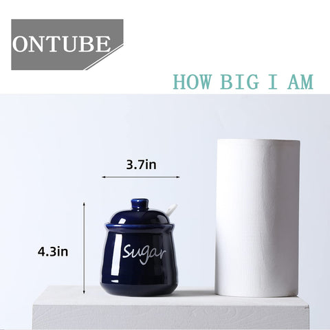 ONTUBE multiuse sugar bowl for spices or pepper, practical kitchen storage