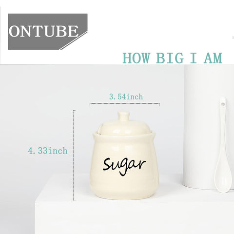 ONTUBE sugar bowl in kitchen scene ready for daily use.