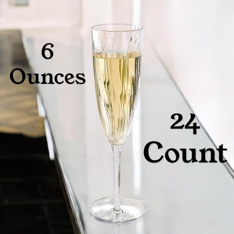 Oojami 6-ounce glasses ideal for toasts at weddings and celebrations