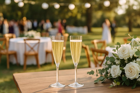 Oojami easy-to-use disposable flutes perfect for hassle-free celebrations