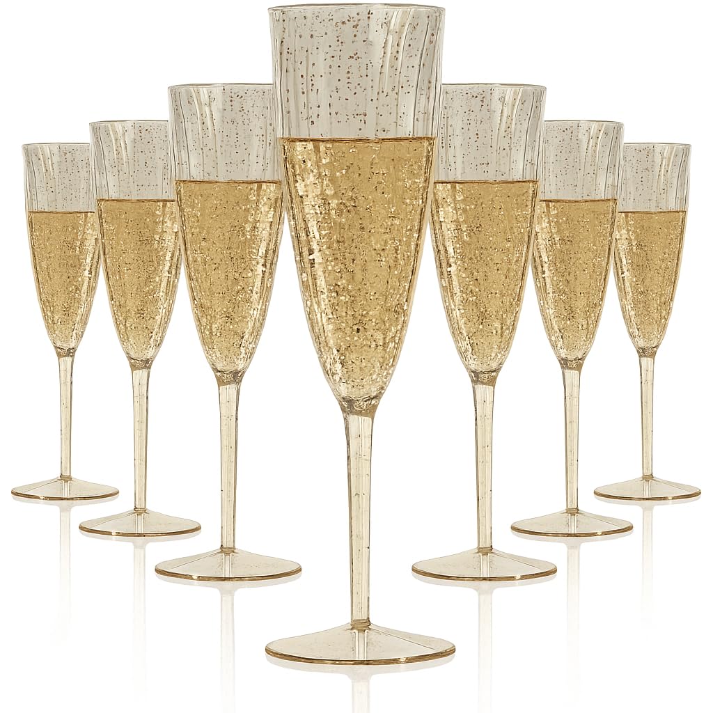 Oojami elegant disposable flutes create festive ambiance without long cleanup