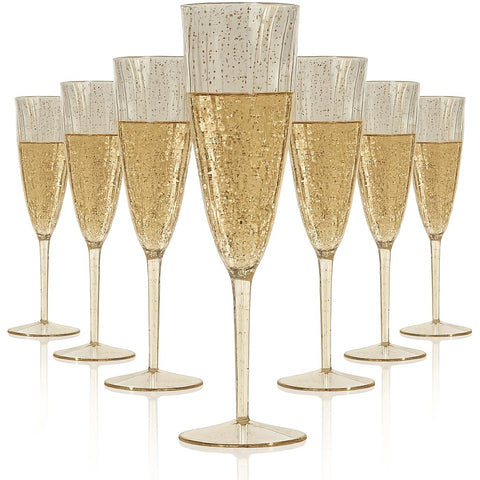 Oojami elegant disposable flutes create festive ambiance without long cleanup