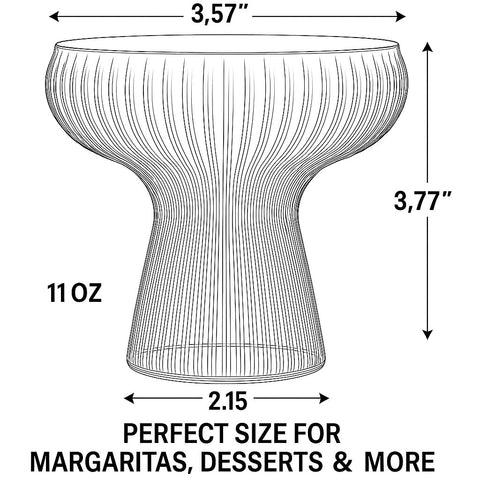 Oojami Lunara elegant clear glasses elevate table settings.