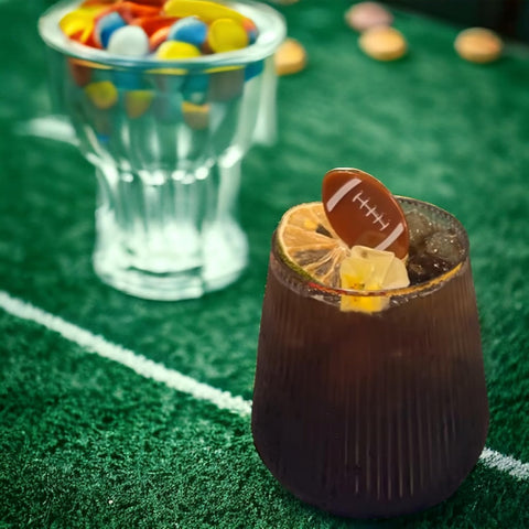 OOJAMI Stemless glass with ergonomic shape for comfortable sipping