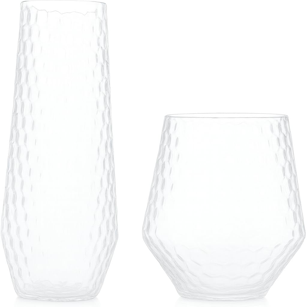 Oojami ribbed origami cups 12oz highlight sturdy design for celebrations