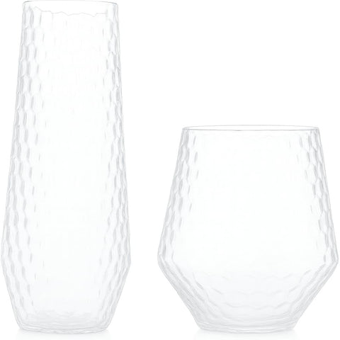 Oojami ribbed origami cups 12oz highlight sturdy design for celebrations