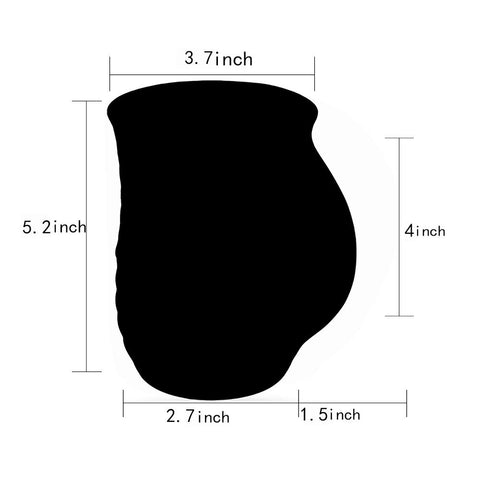 oojdzoo ergonomic right-handed mug for comfortable grip