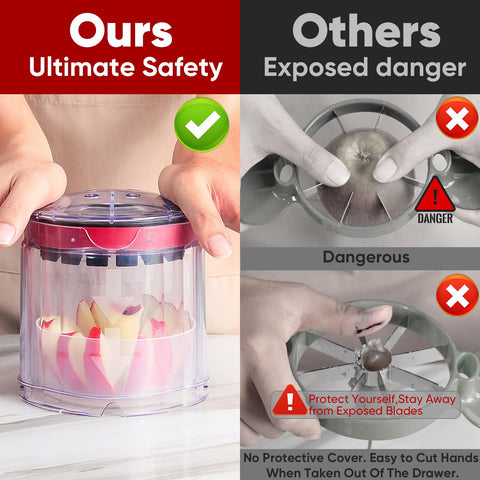 OOKUU Safety Guard protects hands during slicing for confident use.