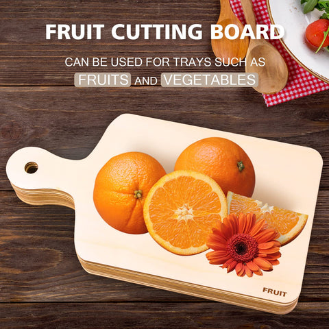 Oomcu mini cutting board used as serving tray for DIY decor.