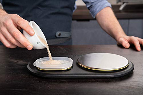 Ooni battery-powered LCD display enables portable use in the kitchen.