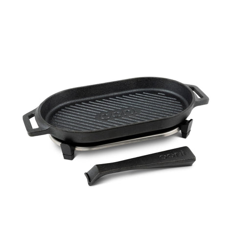 Ooni Grizzler Pan premium cast iron for durable heat