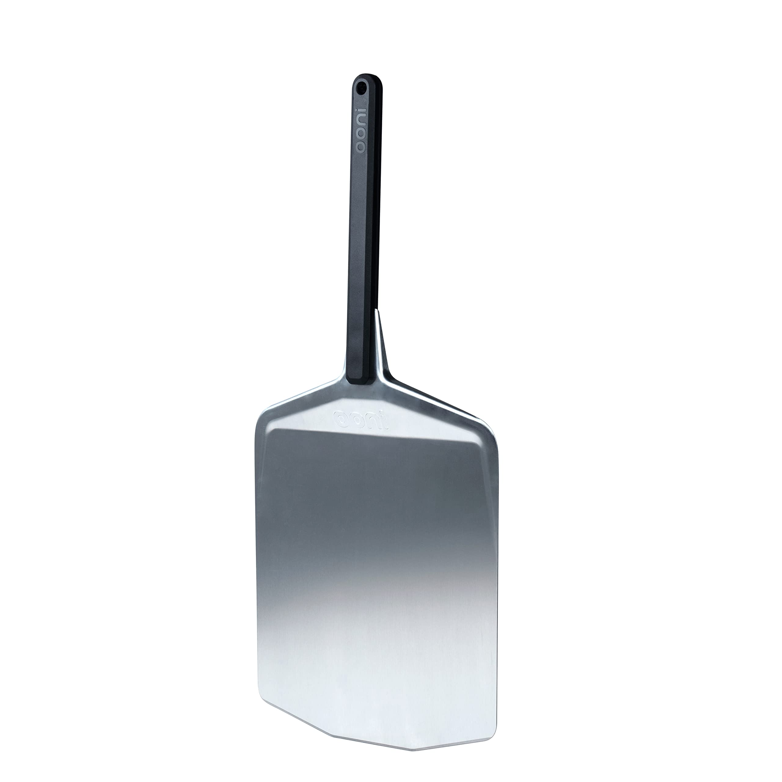 Ooni long-handle rectangle peel for safe pizza transfers over heat.